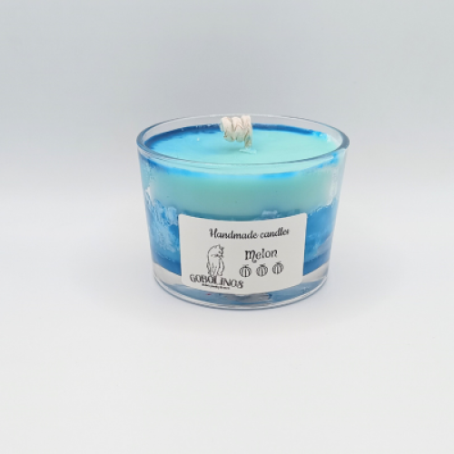 Χειροποίητο Κερί Σόγιας σε Ποτήρι 200ml - Melon
